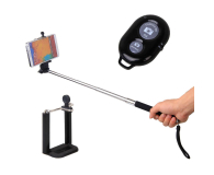 SHIRU Selfie Stick Monopod bezprzewodowy + pilot - 248645 - zdjęcie 2